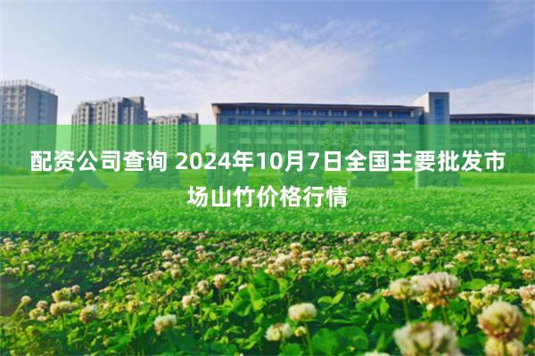 配资公司查询 2024年10月7日全国主要批发市场山竹价格行情