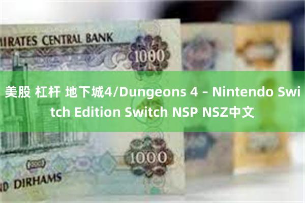 美股 杠杆 地下城4/Dungeons 4 – Nintendo Switch Edition Switch NSP NSZ中文